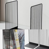 (블랙) 북엔드 2P세트 북선반 원룸책장 감성책장