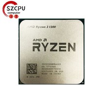 라이젠 2200gAMD Ryzen 3 1200 R3 3.1 GHz Zen Gaming 0.014 마이크론 쿼드 코어 스레드 CPU 프로세서 YD12, 한개옵션0