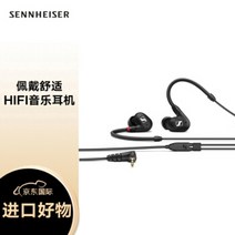 젠하이저 모멘텀 트루 와이어리스 2세대 무선 블루투스 하이파이 인이어 헤드폰 액티브 노이즈 리덕션 블루투스 5 1 28시간 배터리 수명 블랙, ie100 프로 하이파이 블랙