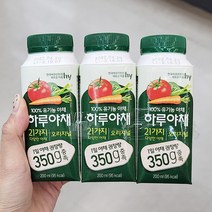 한국야쿠르트 하루야채 200ml x 3입 X 1개, 아이스박스포장