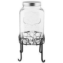 글라스 음료 디스펜서, one color, 4L
