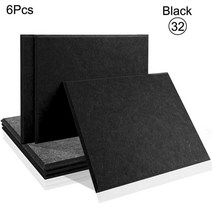 스튜디오 차음재 흡음재 방음재 방음벽 접착식 셀프시공 녹음실 실내 소음 흡음판, CHINA, 32--Black
