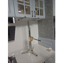중앙 실외기 설치 선반 공조리프트 카트 천장 브래킷, 1m_2.5m 손전등ㅣ초내하중