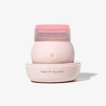 Vanity Planet LEDA 레드 LED 실리콘 페이스 브러시 피부를 위한 딥 클렌징 라이트 테라피 및 잔주름 주름 흑점 방지 민감한 피부에 순함 안티에이징 스킨 케어 장치