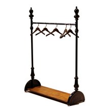 튼튼한 엔틱 행거 백화점 매장 업소용 빈티지 앤틱 인더스트리얼, 단층벽걸이길이90