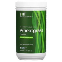 Zint (진트) Zint 유기농 통잎 밀싹 분말 226g(8oz), 2개