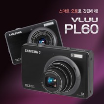 삼성 정품 PL60 스마트오토 손떨림보정 디카 k, 4GB 메모리+케이스+리더기
