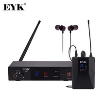 오디오 믹싱 콘솔 무대음향장비 유튜브 브이로그 eyk iem81 uhf 무선 인 이어 모니터 시스템 단일 채널 16 주파수 가능 가수 무대 공연 dj에 완벽, 2-없음