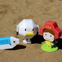 아트박스/갈매이 동백이,갈매이,고둥이 삼총사 페이어 토이, 본품