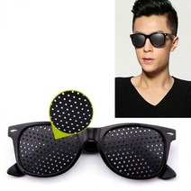 핀홀안경 핀홀안경5홀 눈운동안경 핀홀안경3홀, 3홀