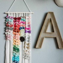 헤어핀홀더 머리핀정리대, 퍼플화이트