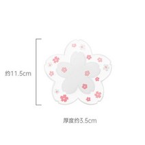 전통소반 다과상 호족반 손님 접이식 반상 전통 레트로일본 스타일 실리카 젤 벚꽃 단열 테이블 매트 가족, 02 White coaster