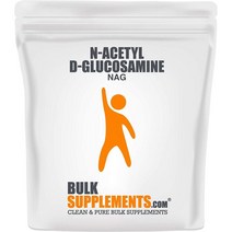 미국직구 BulkSupplements.com N-아세틸 D-글루코사민(NAG) 파우더 글루코사민 파우더 서플먼트 파우더 글루코사민 콘드로이틴 파우더 N 아세틸 글루코사민(250g~8.8oz), 수량, 상세참조