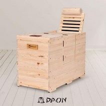 가정용 성인 건식 편백나무 원적외선 반신욕, 백세반신욕기(Kor-001)