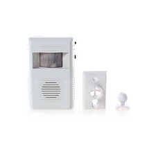 IOT 스마트홈 와이파이 무선 무선 매장 게스트 엔트리 알람 도어 벨 차임 모션 센서 초인종, 01 WHITE