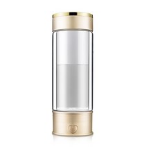 휴대용 수소수발생기USB 충전식 수소가 풍부한 물병 430ml 로나이저 알칼리 발생기 휴대용 건강한 컵 노화, 02 Gold, 02 Gold