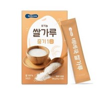 베베쿡 유기농 쌀가루 중기1 20g x 10p, 17개입
