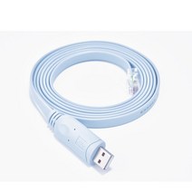 6FT USB to RJ45 롤오버 Cisco 콘솔 케이블 RS232 직렬 어댑터 화웨이 HPAristaOpengear 라우터 용 FTDI FT232RL 포함, [01] Light Blue, [02] 5m