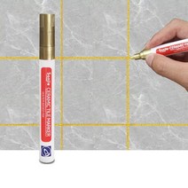 고급형 만년필 색 화이트 생활 방수 타일 마커 그라우트 펜 벽 솔기 바닥 욕실 오염 제거 수리 도구, [10] g