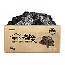 꾸버스 지리산 참숯 4kg 바베큐숯 백탄 캠핑 펜션 식당 업소 도매 박스숯, 02.지리산참숯15kg