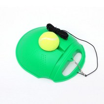 1PC 내구성 PE 플라스틱 테 자기 학습 트레이너 Rebound und Baseboard 공 전문 운동 스포츠 액세서리, green