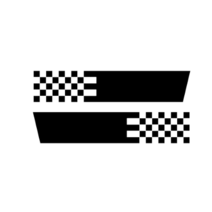 차량용 스크래치 상처밴드 좌우 세트 대형, 블랙, 3세트