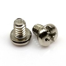 전산 볼트 너트 육각 필립스 둥근 머리 나사 볼트 6 #-32*5mm 하드 드라이브 디스크 HDD pc 케이스 PSU 사, 02 silver