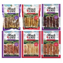 (반값다멍멍아) 블랙노즈 크런치 오리 치킨 스틱 175g 4종 5p 12p 강아지 껌 간식 반려견 덴탈 간식 오래씹는 껌 소형견 대형견, 크런치 치킨스틱 5p, 2개