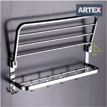 아텍스 스텐레스 수건걸이 화장실 욕실 타공 교체 2단