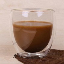 이중 벽 붕 규산염 유리 머그잔 내열성 차 우유 레몬 주스 커피 워터 컵 바 Drinkware Lover Gift Creativity, [07] K 250ML
