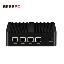 스틱PC 초 미니 PC MINIPC 안드로이드 피시 BEBEPC-팬리스 방화벽 라우터 인텔 셀러론 J1900 N2830 4 LAN Pfsense 우분투 윈도우즈 10 산업용 컴퓨, Celeron J1900, No RAM No SSD