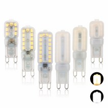 전조등 전구 G9 LED 조도 가능 ac110 V 220V 전구 5W 웜 화이트 쿨 램프 지사 교체 전통적인 할로겐 조명, 02 Cool White_01 그렇습니다, 11 9W 220V Milky Cover