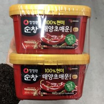 청정원 순창 태양초 매운 현미 고추장 900g x 2입