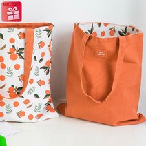 ecobag FJ59 양면 예쁜에코백 패브릭가방 연예인에코백 34x40