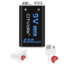 금속탐지기 9V 충전식 리튬 이온 배터리 마이크로 USB 6F22 멀티 미터 금속 탐지기 기타 무선 마이크, [01] 1PCS 9V Battery, 01 1PCS 9V Battery