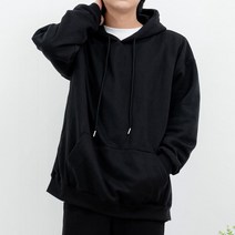 키작은남자 코란 베이직 기모 후드티