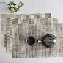 탁탁소리방지 식탁 개인 테이발매트 이태리식당 감성캠핑 어린이집 대리석 카페 부엌, 밤부색