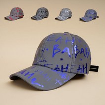 야광 키밍 남여 스냅백 힙합 패션 커플 그래피티 모자