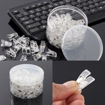 클립 100P 투명 클립퍼 앞정 날클립기 철집게 사무용집게특대 문서집게 날클립대 사무용집게 활핀