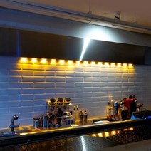 USB전원 모션센서 스위치 LED바 COB 슬림면발광 300cm, 아이스블루LED