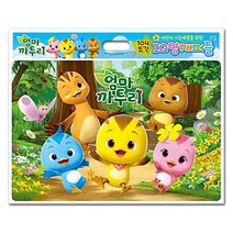 엄마까투리 IQ 영재 퍼즐 어린이 유아 판퍼즐 104 조각, 단품, 단품