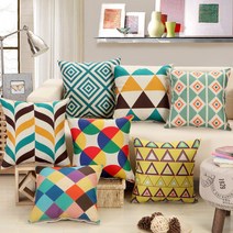 쇼파쿠션 린넨 카페쿠션 북유럽 거실 인테리어 패브릭 쿠션 솜 소파 알파벳 볼 이케아 82, H