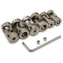 샤프트 커플링 기어 커플링 2.333.174568mm 금속 유니버설 조인트 커플 링 보트 자동차 모델 커플러 모터 커넥터, 5mm-8mm