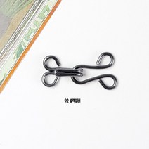 코트용 후크 걸고리(10쌍), 블랙실버