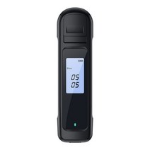 측정기 테스터기 분석기 휴대용 알코올 테스터 전문 음주 측정기 USB 충전식 디지털 전자 미터 알코올 감지 장치 분석기, 03 Black