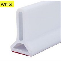화장실문턱 문지방 욕실 문틀 1m 3m 물 마개 차단제 실리콘 샤워 댐 배리어 wate, 하얀, 30cm