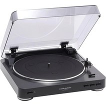 오디오테크니카 스테레오 턴테이블 시스템 화이트 AT-PL300 WH, 블랙