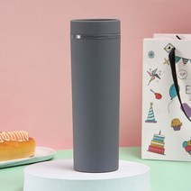 대용량 빨대 텀블러 컵 콜드 디저트39 리유저블 뜨거운 판매 16oz 아크릴 슬림 스키니 다채로운 매트 물병 뚜껑 이중 벽 머그 파티 선물, 짙은 회색, 16온스