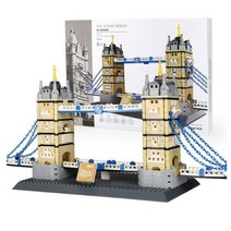레고호환블럭 유명건축물시리즈, 01. 런던 타워 브릿지 969pcs