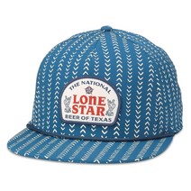 AMERICAN NEEDLE Lone Star Mojave 조절 가능한 스냅백 야구 트럭 운전사 모자 23007A-LSTAR-BREB 브레이커 블루 블루